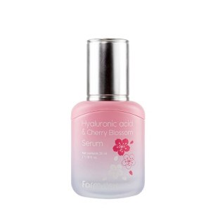 Сыворотка для лица FARMSTAY HYALURONIC ACID & CHERRY BLOSSOM SERUM 35ml